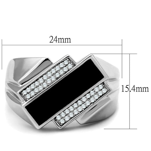 Anel Prata 925 com Zircônia AAA – Banho de Ródio