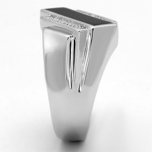 Anel Prata 925 com Zircônia AAA – Banho de Ródio
