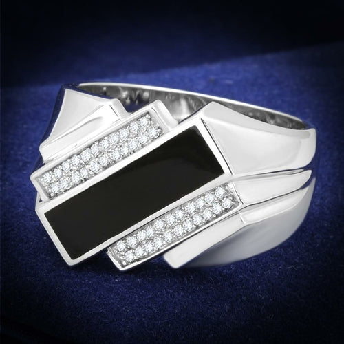 Anel Prata 925 com Zircônia AAA – Banho de Ródio