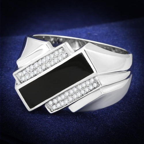 Anel Prata 925 com Zircônia AAA – Banho de Ródio